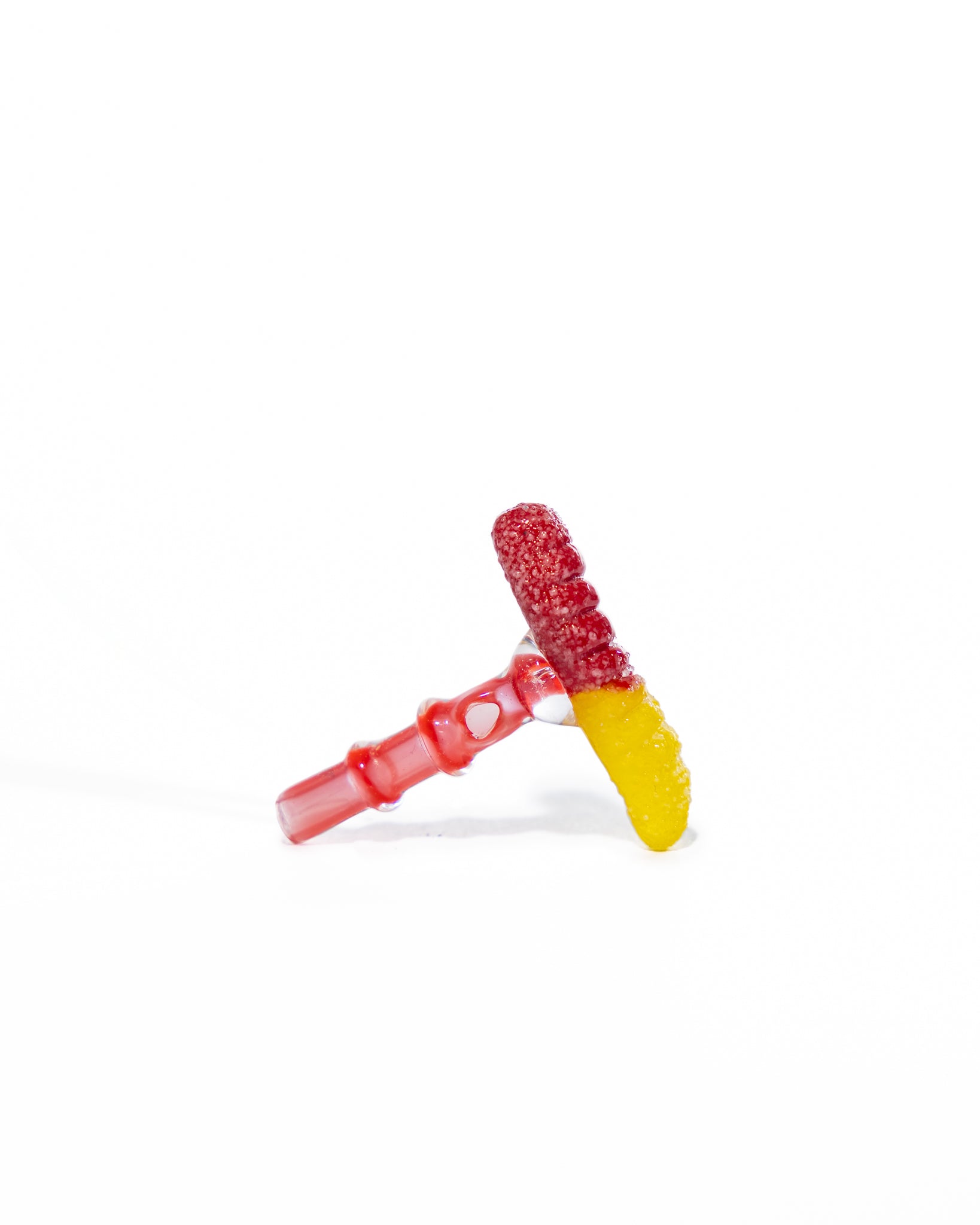 Emperial Glass - Sour Worm 3DXL Joystick Cap - Cad Red & Cad Yellow
